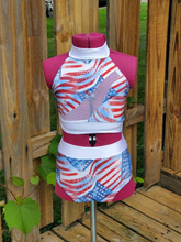 Load image into Gallery viewer, America the beautiful 2 Piece Youth Large
